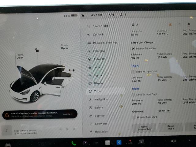 Photo 9 from auction – 2022 TESLA MODEL 3 with VIN 5YJ3E1EA2NF186834