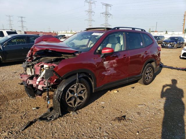 SUBARU FORESTER P 2022 с VIN JF2SKAEC6NH407813 - Снимка от търг