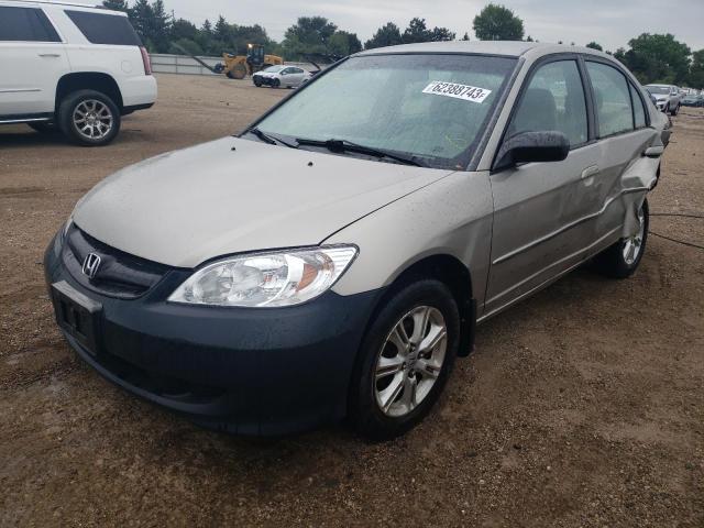 HONDA CIVIC LX 2005 with VIN 1HGES16595L030484 - Photo from auction