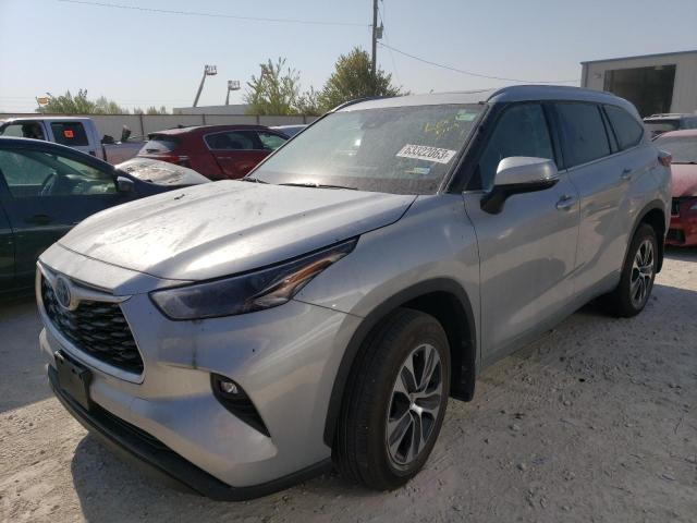 TOYOTA HIGHLANDER 2022 with VIN 5TDGBRCH7NS540514 - Photo from auction