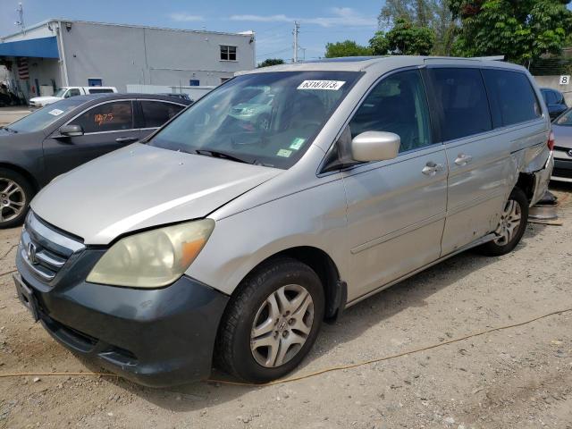 HONDA ODYSSEY EX 2005 with VIN 5FNRL387X5B098514 - Photo from auction