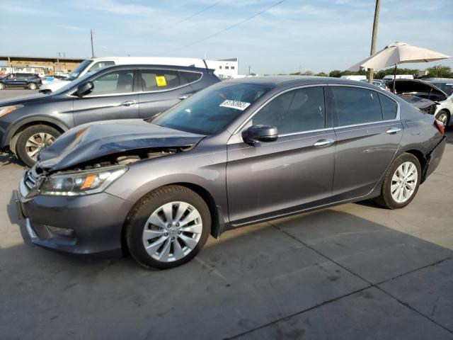 HONDA ACCORD EXL 2014 with VIN 1HGCR3F81EA021105 - Photo from auction