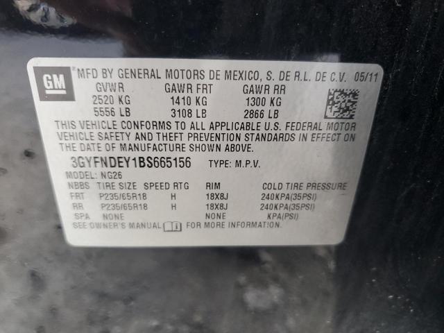 Photo 14 from auction – 2011 CADILLAC SRX LUXURY with VIN 3GYFNDEY1BS665156