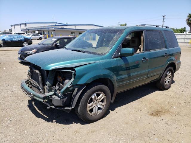 HONDA PILOT EXL 2003 with VIN 2HKYF18633H515159 - Photo from auction