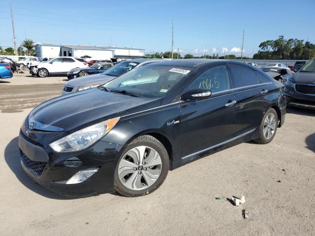 HYUNDAI SONATA HYB 2015 with VIN KMHEC4A42FA125361 - Photo from auction