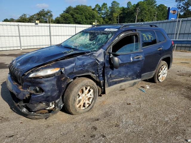 JEEP CHEROKEE S 2016 with VIN 1C4PJLAS3GW288472 - Photo from auction