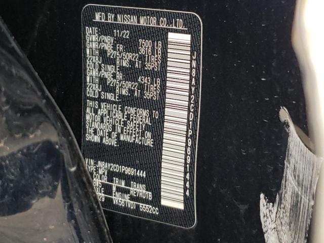 Photo 14 from auction – 2023 NISSAN ARMADA PLA with VIN JN8AY2CD1P9691444
