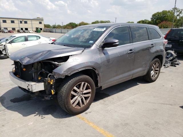 Photo 1 from auction – 2016 TOYOTA HIGHLANDER with VIN 5TDZARFH6GS020914