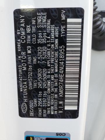 Photo 14 from auction – 2022 HYUNDAI PALISADE C with VIN KM8R74HE4NU418955