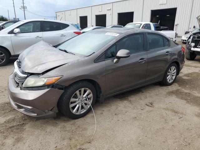 HONDA CIVIC EXL 2012 with VIN 2HGFB2F96CH557292 - Photo from auction