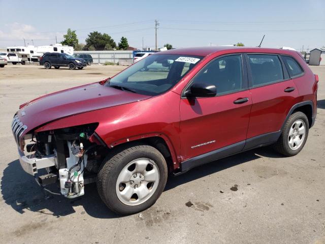 JEEP CHEROKEE S 2016 with VIN 1C4PJLAB9GW138365 - Photo from auction