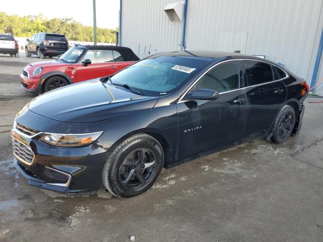 CHEVROLET MALIBU LS 2018 with VIN 1G1ZB5ST9JF164487 - Photo from auction