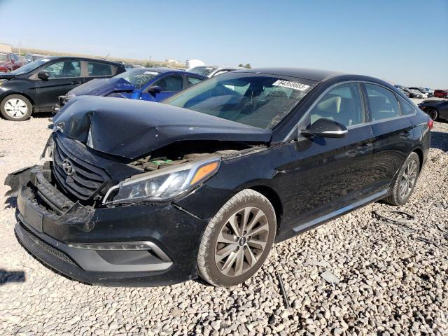 HYUNDAI SONATA SPO 2017 with VIN 5NPE34AF7HH554254 - Photo from auction