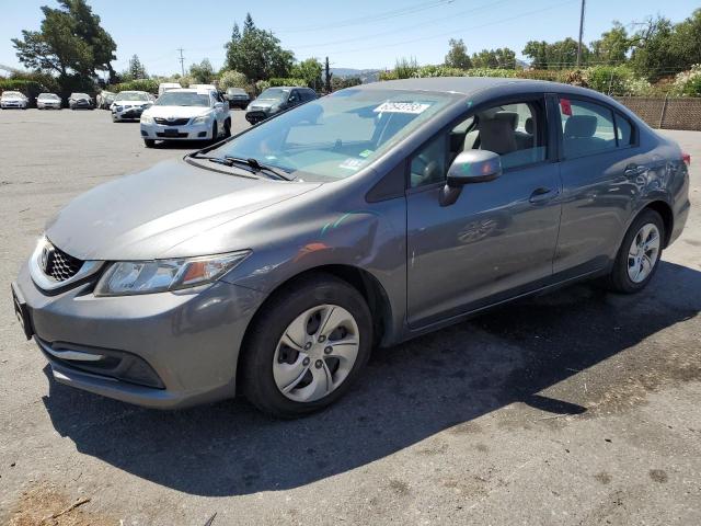 HONDA CIVIC LX 2013 with VIN 19XFB2F56DE289224 - Photo from auction