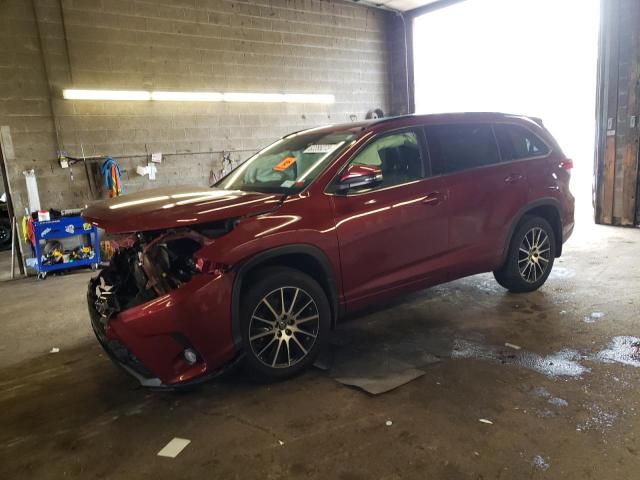 TOYOTA HIGHLANDER 2018 with VIN 5TDJZRFHXJS852320 - Photo from auction