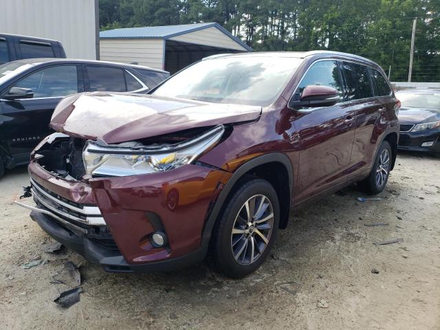 TOYOTA HIGHLANDER 2018 with VIN 5TDJZRFH7JS489832 - Photo from auction