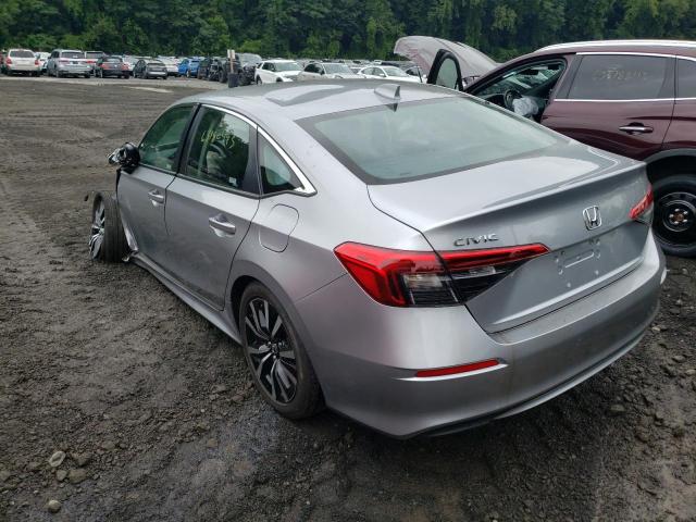 Photo 2 from auction – 2022 HONDA CIVIC EX with VIN 2HGFE1F79NH321836