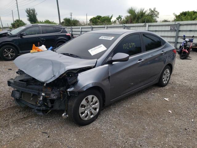 HYUNDAI ACCENT SE 2017 with VIN KMHCT4AE9HU242548 - Photo from auction