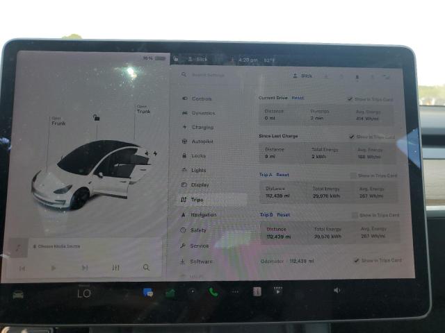 Photo 9 from auction – 2021 TESLA MODEL 3 with VIN 5YJ3E1EA4MF857841