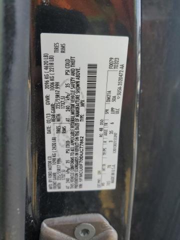 Photo 14 from auction – 2013 FORD ESCAPE S with VIN 1FMCU0F70DUC77862