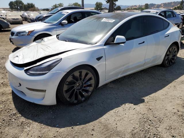 TESLA MODEL 3 2021 with VIN 5YJ3E1EC3MF925581 - Photo from auction