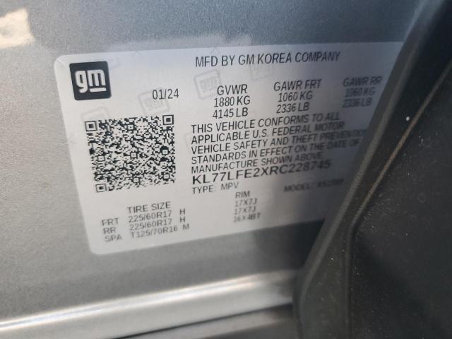 Photo 14 from auction – 2024 CHEVROLET TRAX LS with VIN KL77LFE2XRC228745