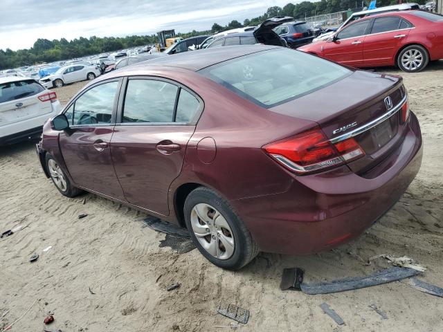 Photo 2 from auction – 2013 HONDA CIVIC LX with VIN 19XFB2F50DE225065