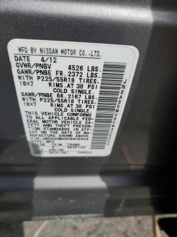 Photo 14 from auction – 2012 NISSAN ROGUE S with VIN JN8AS5MV8CW408804