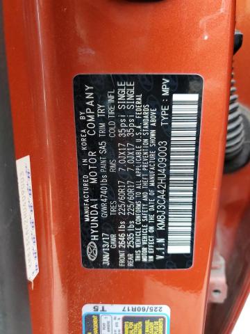 Photo 14 from auction – 2017 HYUNDAI TUCSON LIM with VIN KM8J3CA42HU409003