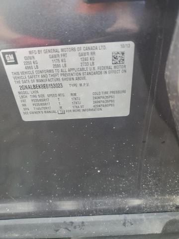 Photo 14 from auction – 2014 CHEVROLET EQUINOX LT with VIN 2GNALBEK8E6153023