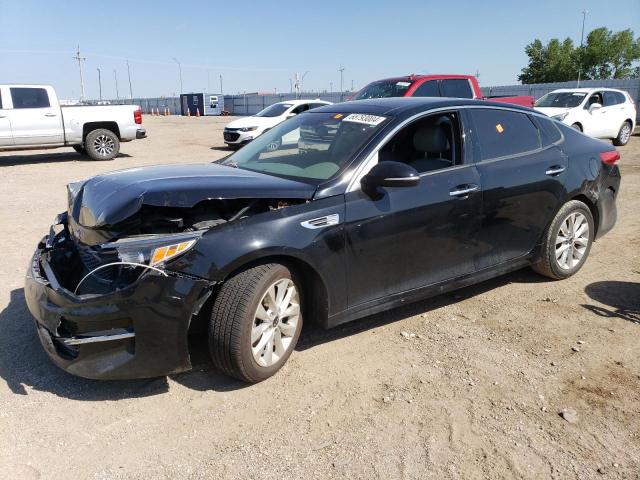 KIA OPTIMA EX 2018 with VIN 5XXGU4L36JG261424 - Photo from auction