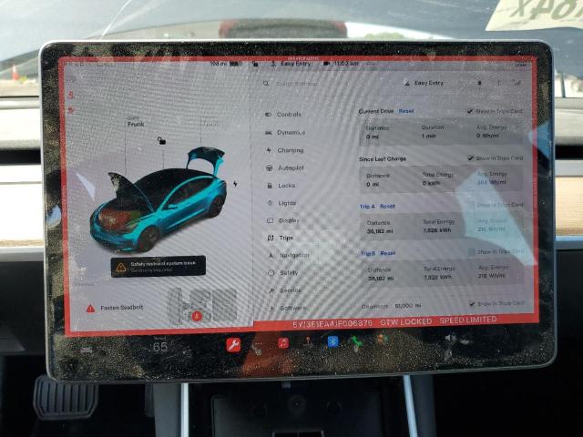 Photo 9 from auction – 2018 TESLA MODEL 3 with VIN 5YJ3E1EA4JF006876