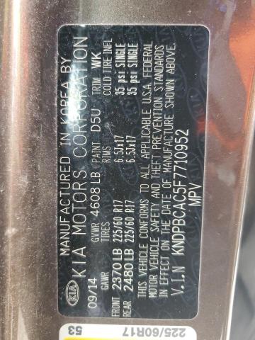 Photo 14 from auction – 2015 KIA SPORTAGE L with VIN KNDPBCAC5F7710952