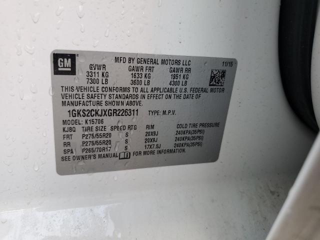 Photo 14 from auction – 2016 GMC YUKON DENA with VIN 1GKS2CKJXGR226311