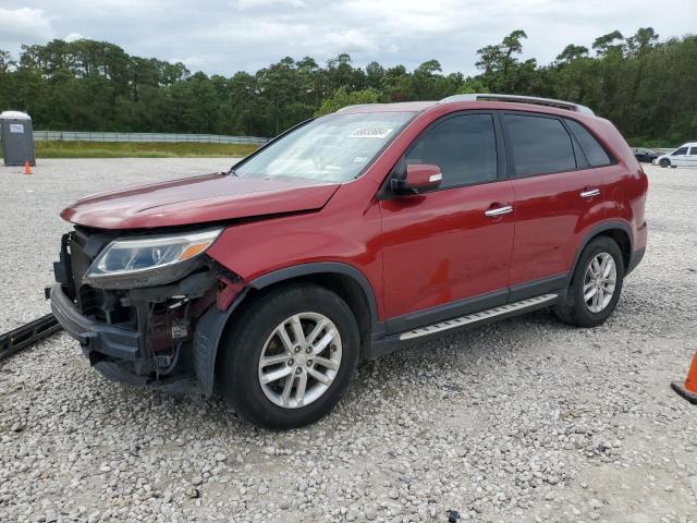 KIA SORENTO LX 2014 with VIN 5XYKT4A64EG434353 - Photo from auction