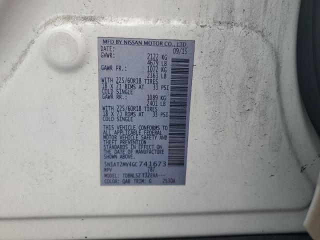 Photo 14 from auction – 2016 NISSAN ROGUE S with VIN 5N1AT2MV4GC741673