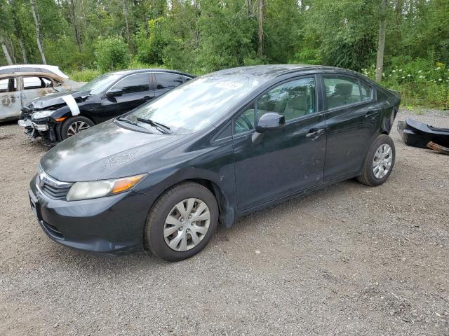 HONDA CIVIC LX 2012 with VIN 2HGFB2F41CH010144 - Photo from auction