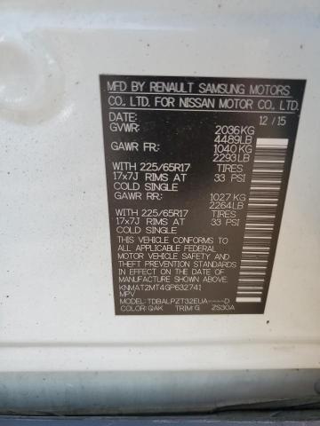 Photo 14 from auction – 2016 NISSAN ROGUE S with VIN KNMAT2MT4GP632741