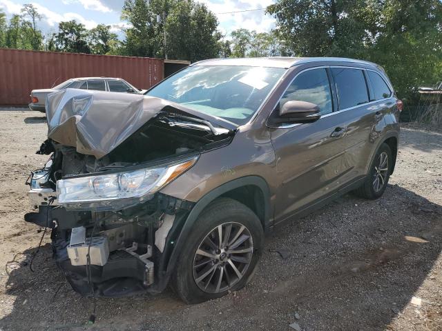 TOYOTA HIGHLANDER 2018 with VIN 5TDJZRFH3JS899091 - Photo from auction