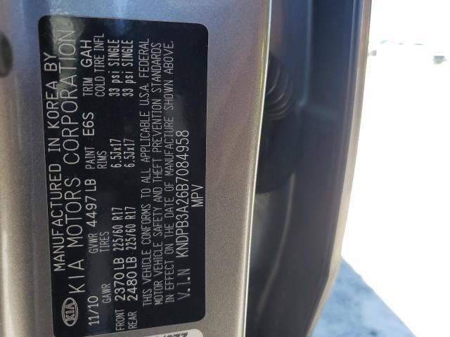 Photo 14 from auction – 2011 KIA SPORTAGE L with VIN KNDPB3A26B7084958