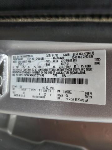 Photo 14 from auction – 2013 FORD ESCAPE SE with VIN 1FMCU9GX9DUC37458