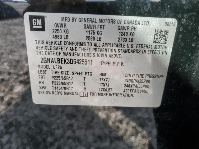 Photo 14 from auction – 2013 CHEVROLET EQUINOX LS with VIN 2GNALBEK3D6425511