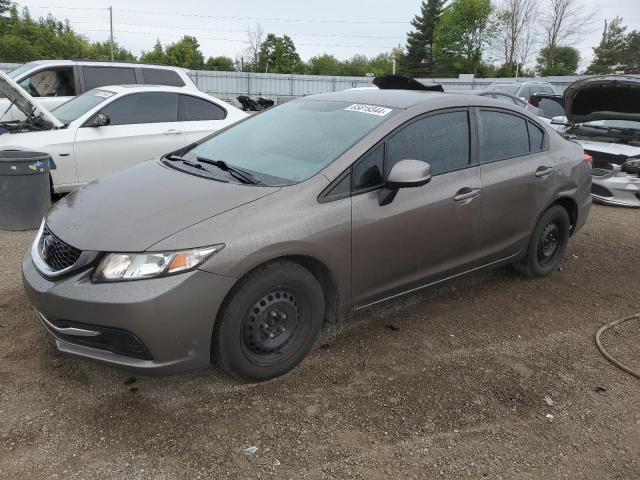 Photo 1 from auction – 2013 HONDA CIVIC LX with VIN 2HGFB2F42DH034051