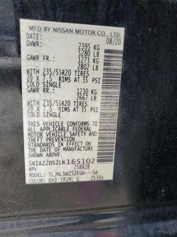 Photo 14 from auction – 2020 NISSAN MURANO PLA with VIN 5N1AZ2DS2LN165102
