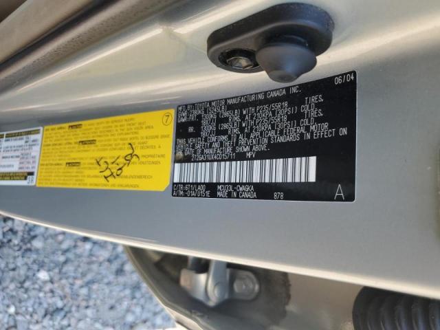 Photo 14 from auction – 2004 LEXUS RX 330 with VIN 2T2GA31UX4C015711