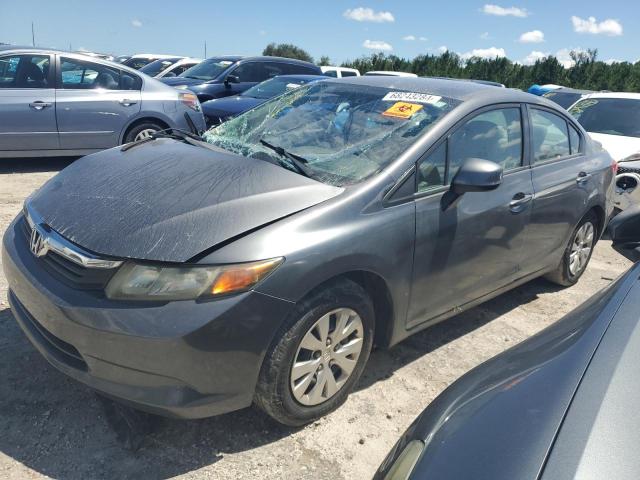 HONDA CIVIC LX 2012 with VIN 2HGFB2F59CH307154 - Photo from auction
