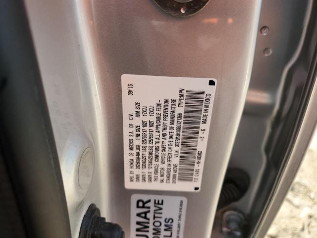 Photo 14 from auction – 2016 HONDA CR-V EX with VIN 3CZRM3H50GG721366