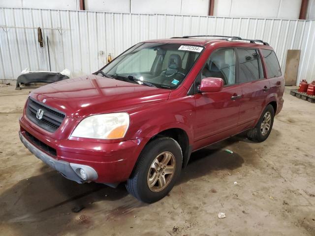 HONDA PILOT EXL 2003 with VIN 2HKYF18693H540146 - Photo from auction