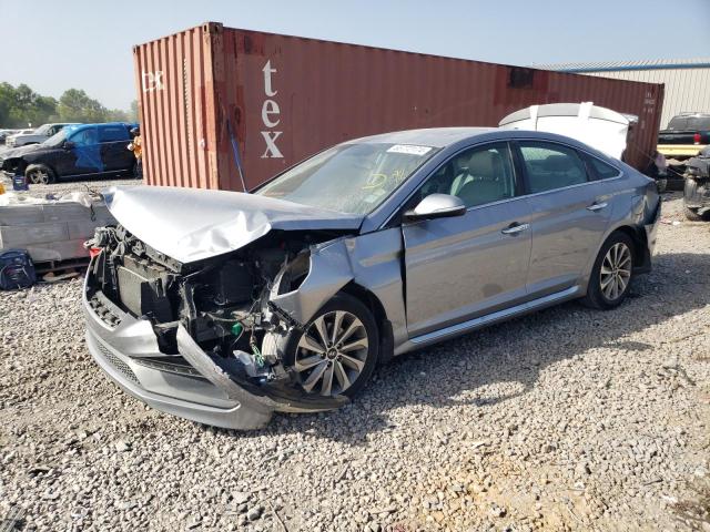 HYUNDAI SONATA SPO 2017 with VIN 5NPE34AF1HH477204 - Photo from auction