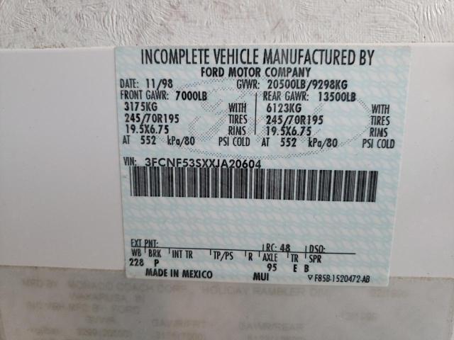 Photo 10 from auction – 1999 FORD F550 SUPER with VIN 3FCNF53SXXJA20604